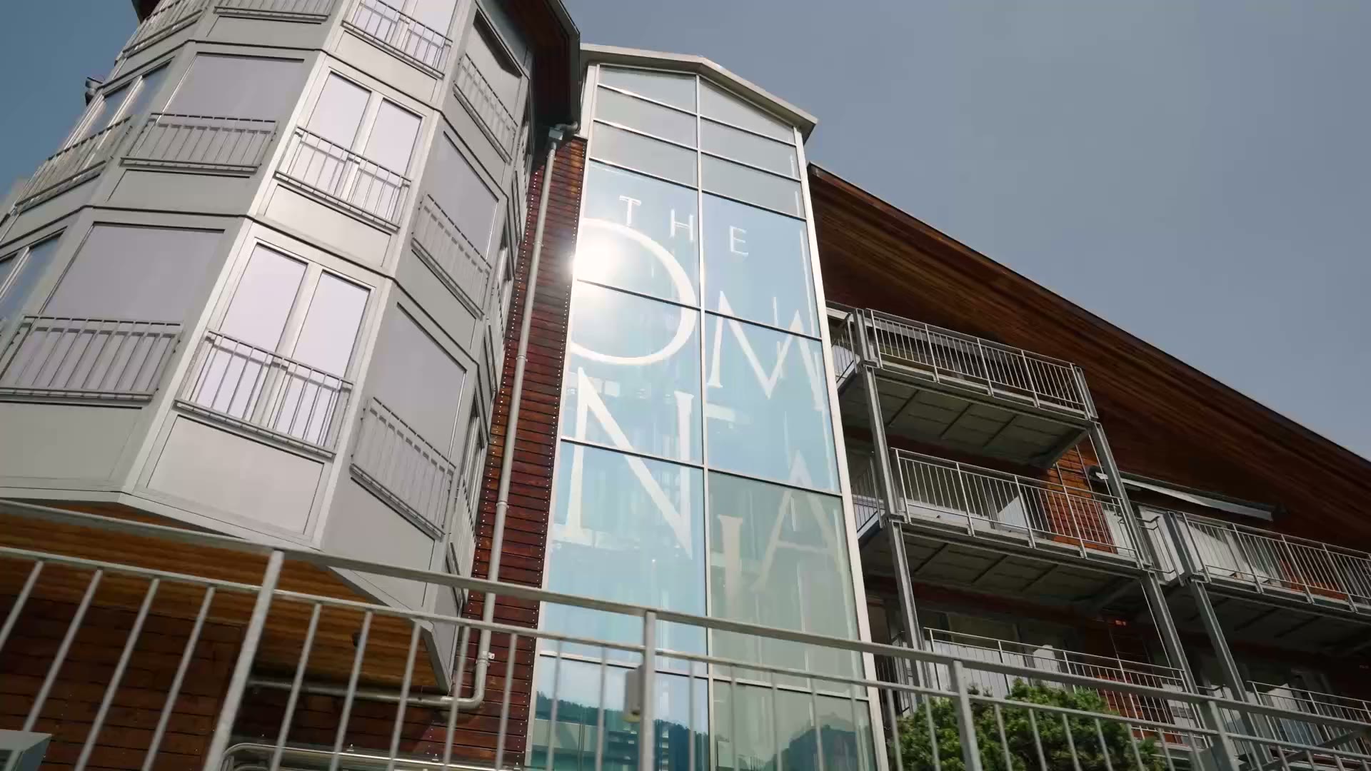 Die Terrasse des The Omnia über Zermatt